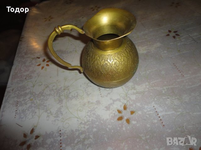 Старинен бронзов съд кана , снимка 2 - Колекции - 43772018