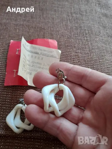 Стари Дамски обици #11, снимка 4 - Други ценни предмети - 48681477