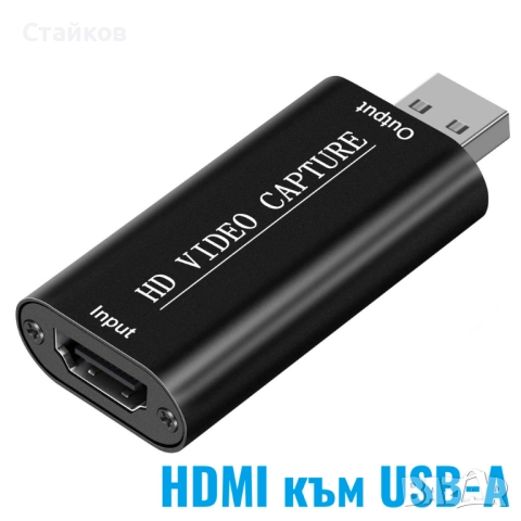 HD Video Capture Card устройство за преобразуване на HDMI видео и аудио сигнал към USB