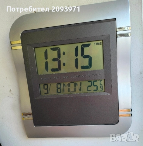 дигитален часовник стенен и настолен, снимка 3 - Друга електроника - 47496069