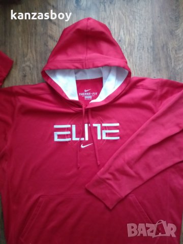  NIKE ELITE PERFORMANCE HOODY - страхотно мъжко горнище 3ХЛ, снимка 6 - Спортни дрехи, екипи - 35469118