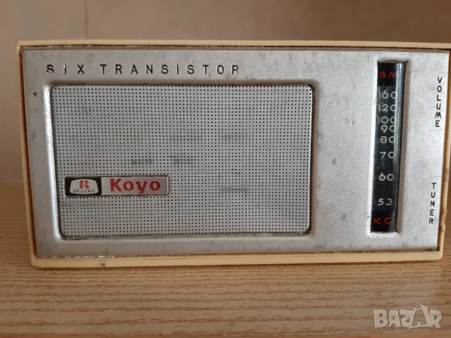 Стар транзисторен радиоприемник KOYO Япония, снимка 2 - Антикварни и старинни предмети - 49917217