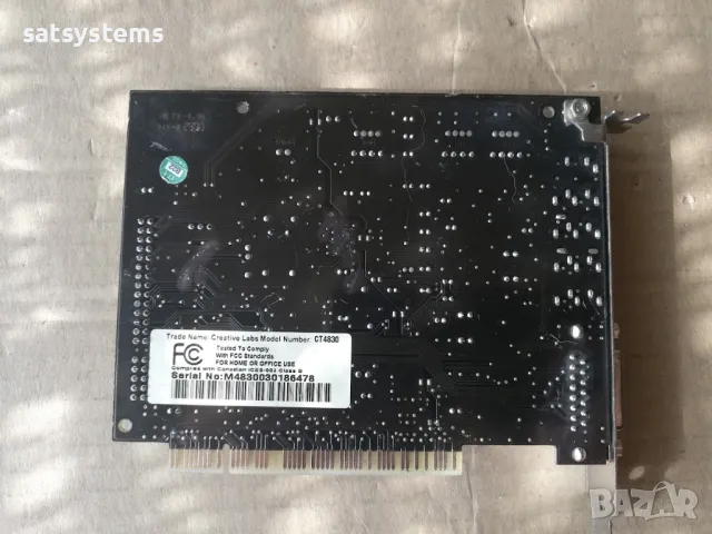 Звукова карта Creative Labs Sound Blaster Live! CT4830 5.1 Channel PCI, снимка 8 - Други - 47961200