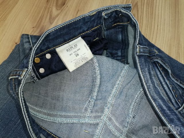 Дамски дънки REPLAY оригинал, size 28, много запазени, като нови, снимка 8 - Дънки - 35220510
