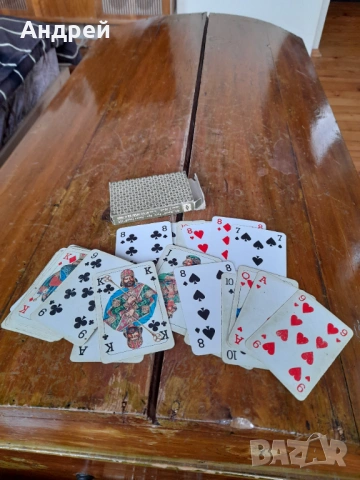 Стари карти за игра #19, снимка 3 - Карти за игра - 53574327