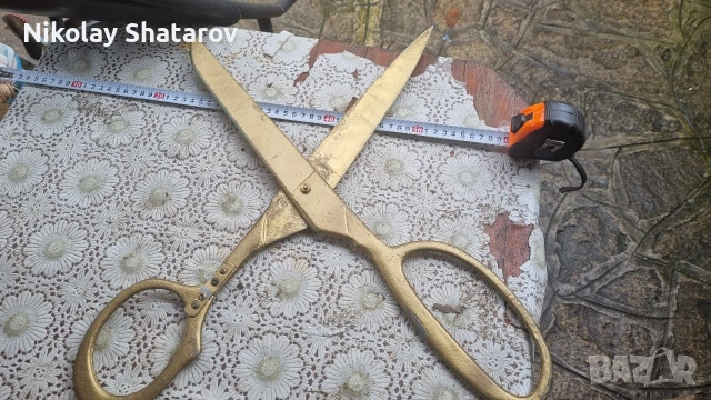 Голяма рекламна ножица , снимка 4 - Антикварни и старинни предмети - 53382106