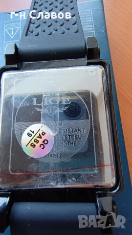 Мъжки Chronograph LIGE Black Onix, снимка 15 - Мъжки - 51655447