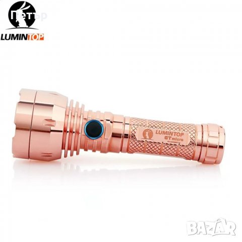 Lumintop GT Micro Copper 809M далекобойност 14500 батерия EDC FLASHLIGHT, снимка 2 - Оборудване и аксесоари за оръжия - 30508813