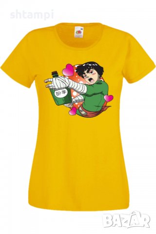 Дамска тениска Naruto Rock Lee,Анимация,игра,Празник,Повод., снимка 9 - Тениски - 37945968