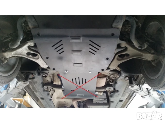 Метална кора под броня и двигател Audi Q7 S-line 2006г – 2015г, снимка 7 - Аксесоари и консумативи - 51044309