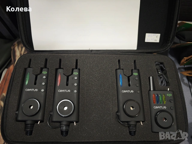 Сигнализатори 3+1 Carp Pro Cratus, снимка 2 - Такъми - 53208564