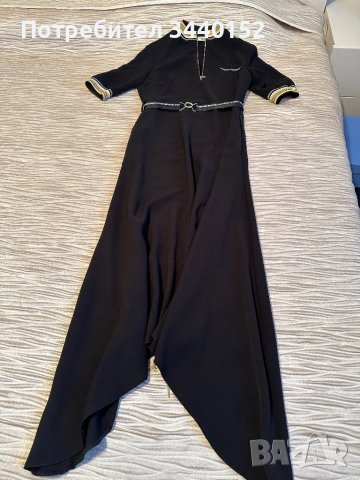 Черна рокля Италия, снимка 4 - Рокли - 39396124