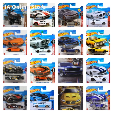 Hot Wheels Viper,Mustang,Shelby,Tesla,Buick,Pontiac,Corvette,Dodge,GTO, снимка 2 - Колекции - 52233231