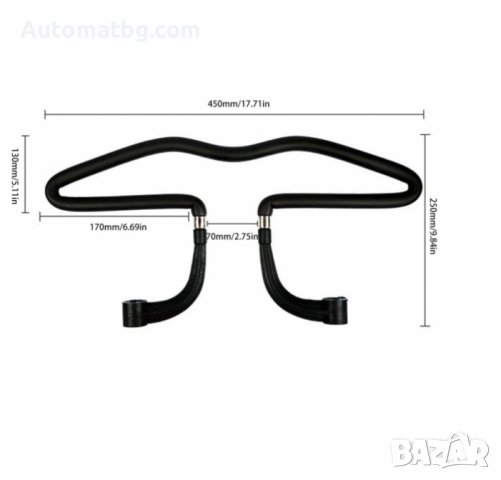 Закачалка за дрехи Automat, За автомобил, Универсална, Черна, снимка 4 - Аксесоари и консумативи - 43698274