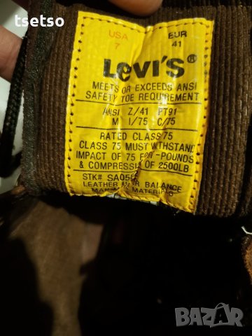  levi's steel toe safety, снимка 3 - Мъжки боти - 43147688