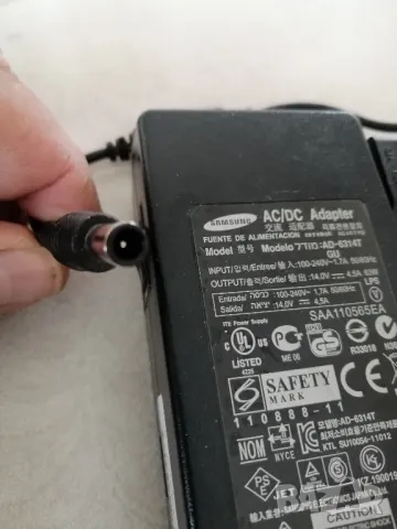 Захранване SAMSUNG AD-6314T 14V, 4.5A, снимка 2 - Кабели и адаптери - 49110360