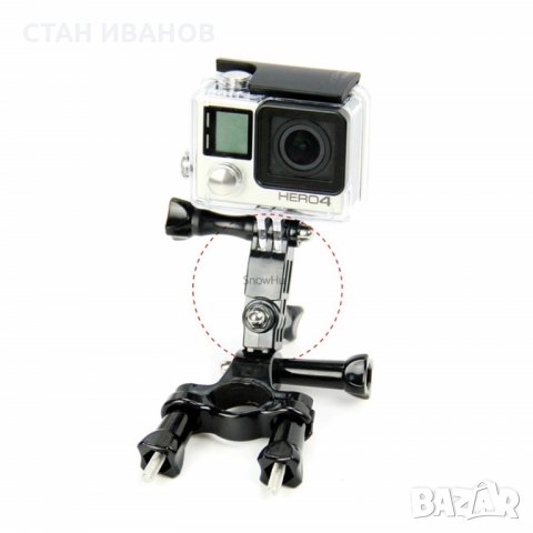  Универсална адапторна стойка от 6 части за екшън камери GoPlus, Модел TSE-GP05, снимка 4 - Чанти, стативи, аксесоари - 33323941