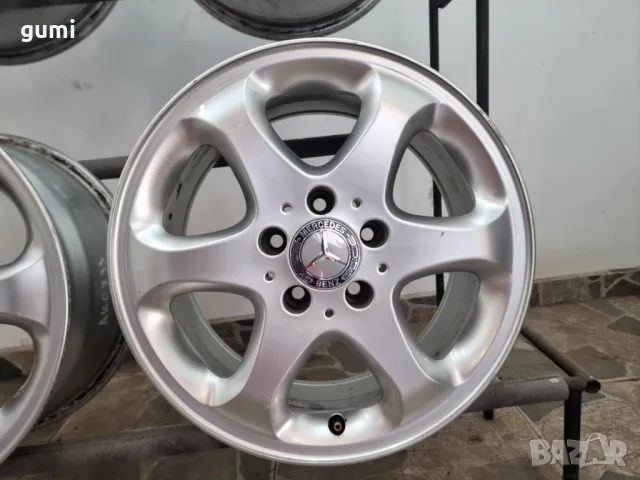 4бр 16ски джанти за  MERCEDES 5х112мм A160733 , снимка 4 - Гуми и джанти - 49072360