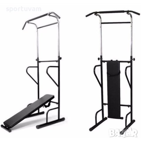 Mногофункционален уред, Комбинирана лежанка и стойка с лост (310502)