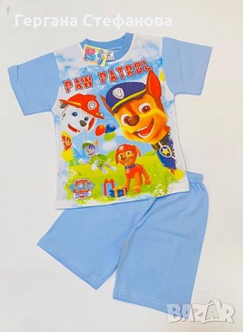 Летни пижами с любимите герои на вашите деца  Размери от 86 до 122 Цена -13 лв/бр, снимка 3 - Детски пижами - 33331372