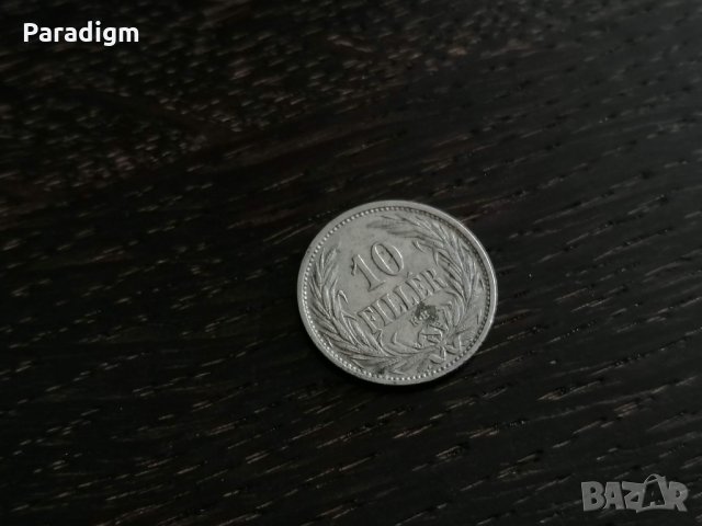 Монета - Унгария - 10 филера | 1909г., снимка 1 - Нумизматика и бонистика - 28088629