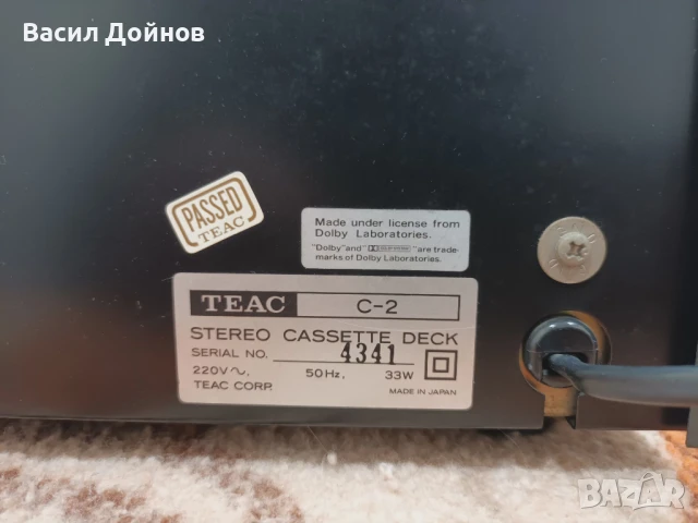 TEAC C-2, снимка 6 - Декове - 50748755