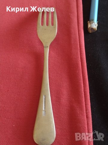 Стара вилица Английски стил с маркировка PLATINUM PLATE за КОЛЕКЦИОНЕРИ 31920, снимка 6 - Други ценни предмети - 43833567