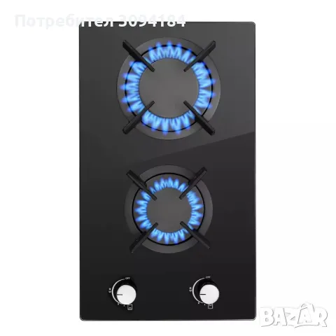 Стъклокерамичен  двоен газов котлон НОВ