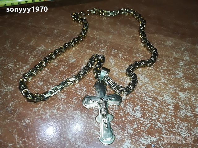 ЛАНЕЦ ЗА ВРАТА-ЦВЯТ ЗЛАТО 2808221003, снимка 2 - Колекции - 37822372