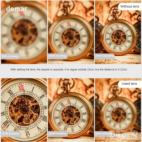 4K UHD професионален макро обектив за смартфони – 10x увеличение, снимка 7 - Селфи стикове, аксесоари - 52691490