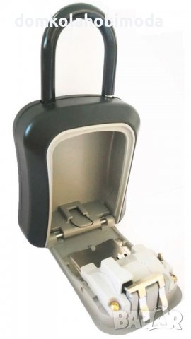 Малка кутия за ключове с Код за отключване, 9,5x17x4 Сантиметра, снимка 3 - Други стоки за дома - 39852813