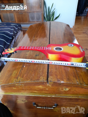 Стара детска китара #3, снимка 6 - Антикварни и старинни предмети - 36527947