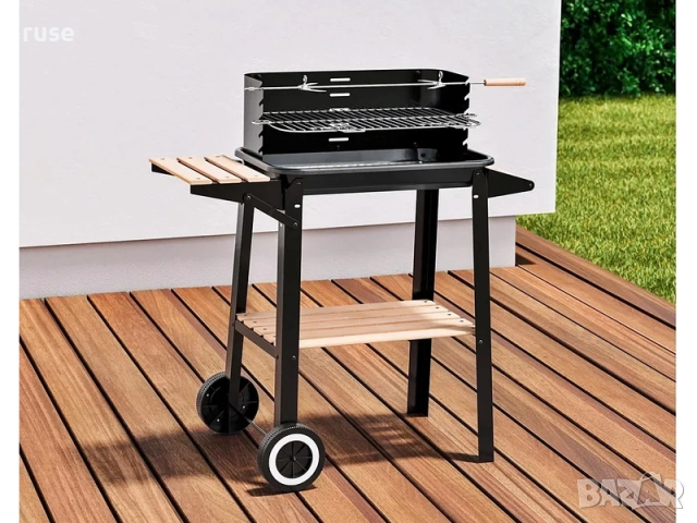НОВИ! Барбекю количка грил на дървени въглища , снимка 7 - Барбекюта - 52399550