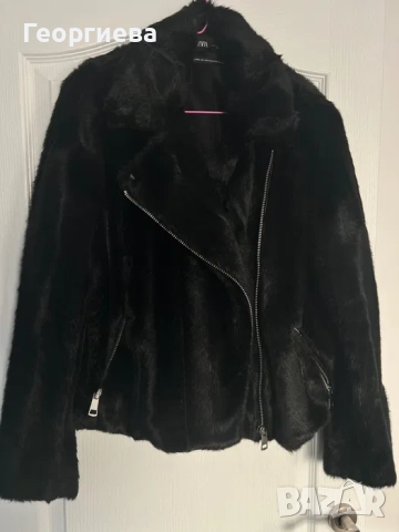 Уникално дамско палто Zara, снимка 4 - Палта, манта - 52621206