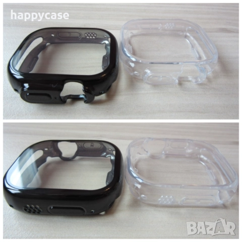 Apple Watch Ultra 3 2 1 / Series 11 10 6 5 4 / SE 3 2 1 / Мек TPU силиконов кейс с протектор, снимка 13 - Смарт часовници - 52097844