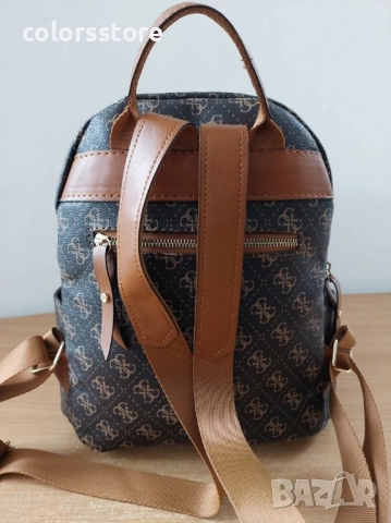 Кафява раница Guess/SG73p, снимка 5 - Раници - 51740293