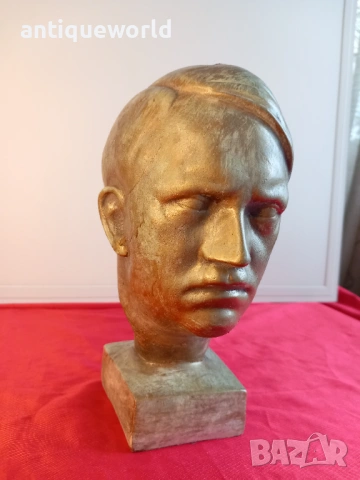 Бюст АДОЛФ ХИТЛЕР Статутка, Фигура, снимка 2 - Антикварни и старинни предмети - 53279765