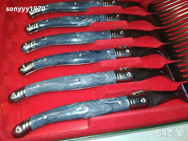 ФРЕНСКИ ВИЛИЦИ-LAGUIOLE 6БР 0412231018, снимка 13 - Антикварни и старинни предмети - 43264214