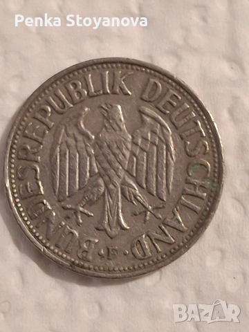 монети 1 германска марка DM, снимка 4 - Нумизматика и бонистика - 53062899