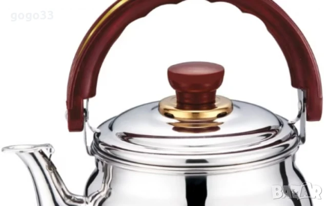 Чайник Rainstahl, 4л., 5л., Неръждаема стомана, снимка 3 - Аксесоари за кухня - 47914913