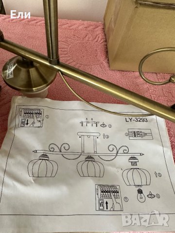 Луксозен полилей⭐️, снимка 3 - Полилеи - 41019756