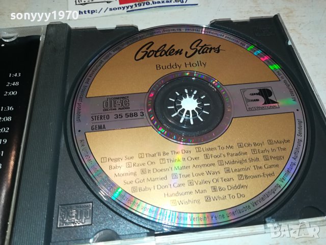 BUDDY HOLLY GOLDEN STARS CD-ВНОС GERMANY 2111231535, снимка 3 - CD дискове - 43089388