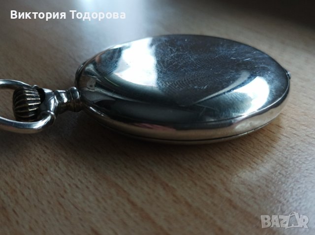 Сребърен джобен часовник Longines , снимка 7 - Антикварни и старинни предмети - 40801346