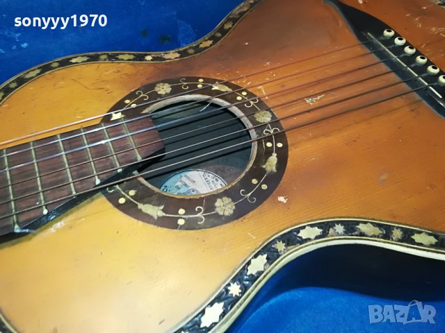 SOLD-ПОРЪЧАНА!!!DOUGLAS & CO LONDON GUITAR ANTIQUE-ВНОС АНГЛИЯ 1911221653, снимка 9 - Китари - 38726242