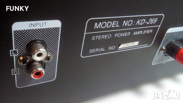 Conrad KD-269 Power Amplifier 2 x 125 Watt, снимка 9 - Ресийвъри, усилватели, смесителни пултове - 39842033