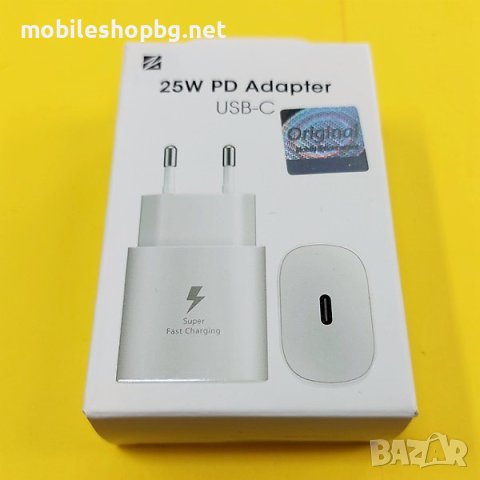 25W бързо зарядно устройство за PD QUICK CHARGER TYPE C адаптер, снимка 2 - Оригинални зарядни - 43033399