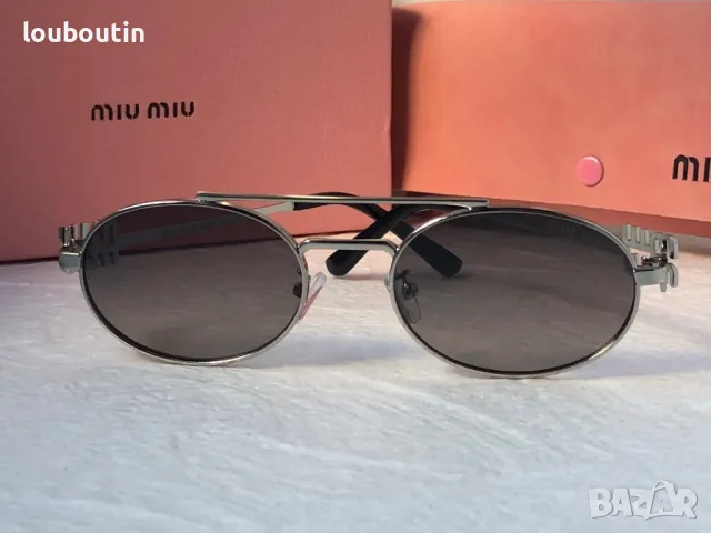 Miu 2024 дамски слънчеви очила елипса овални кръгли 4 цвята , снимка 17 - Слънчеви и диоптрични очила - 47769907