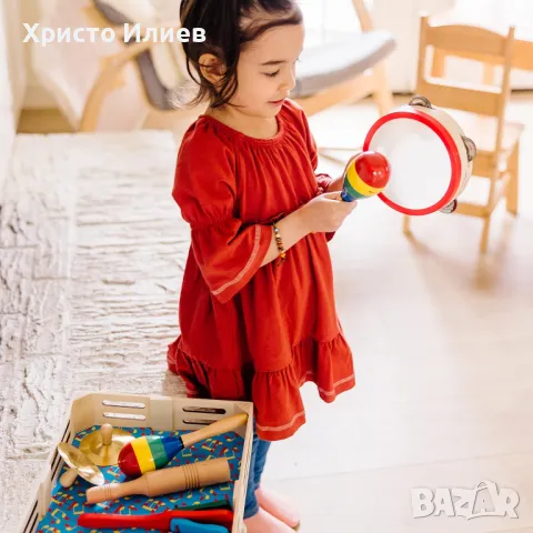 Музикални инструменти Melissa and Doug Банда в кутия, снимка 3 - Образователни игри - 49789785
