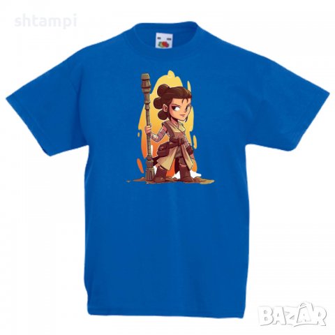 Детска тениска Star Wars Rey Star Wars,Игра,Изненада,Подарък,, снимка 3 - Детски Блузи и туники - 36667679