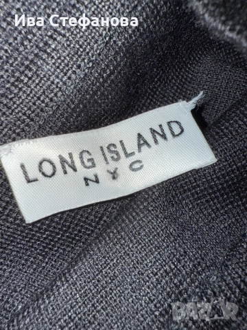 Нова дълга черна елегантна пола с цепка мерино Long Usland , снимка 6 - Поли - 43051486